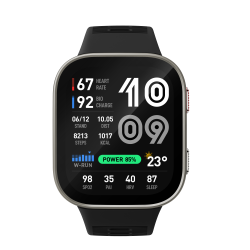 Amazfit Bip Max 5,26 cm (2.07") AMOLED Digital 432 x 514 Pixeles Pantalla táctil Negro Wifi GPS (satélite) - imagen 2
