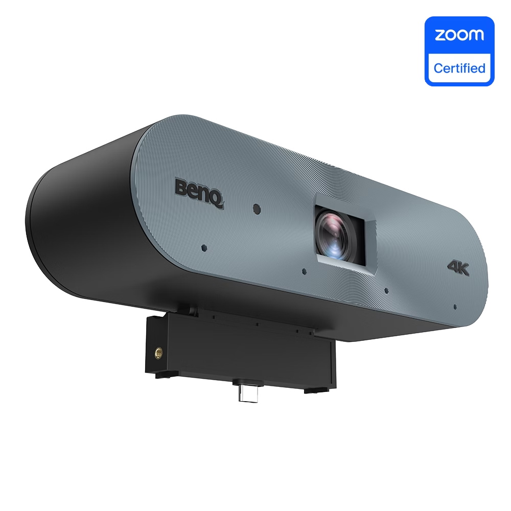 BENQAV WEBCAM DV01K + SOPORTE (5A.F9V14.NE2) SMALL MEETING ROOM, 4K CAMERA PDP DV01K METALLIC BLUE + SOPORTE PARA LA SERIE REXX04 - imagen 2