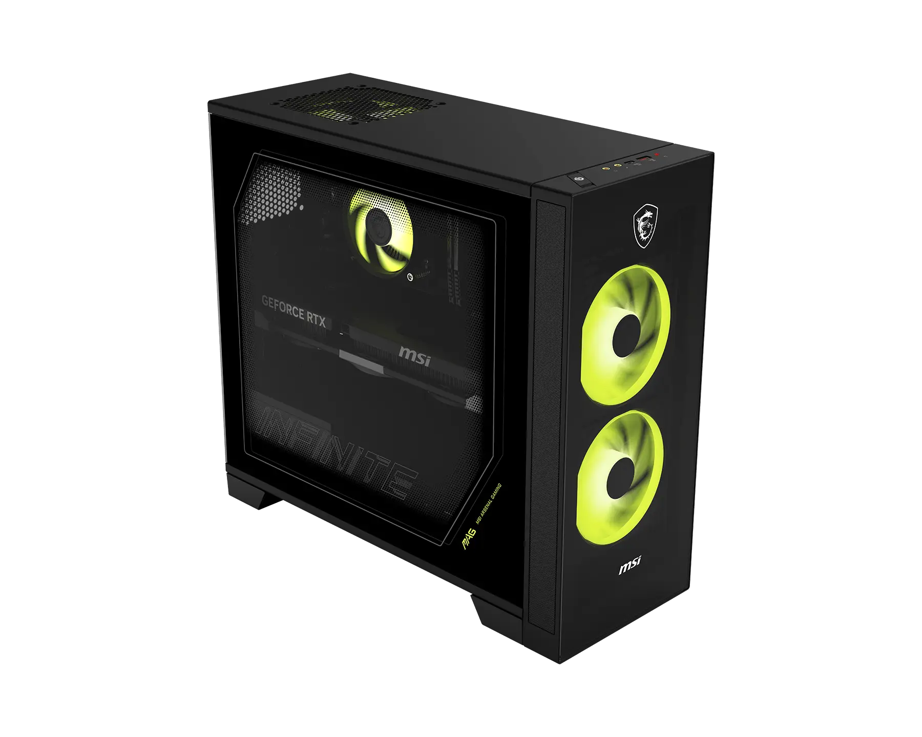 MSI CPU MAG INFINITE S AI 2NVL5-020EU. U5-225F. RTX5060. 32GB. 1TB SSD.W11 HOME.NEGRO - imagen 3