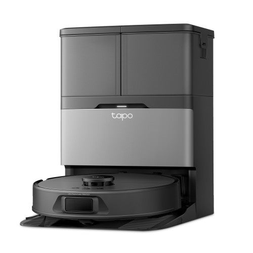 TP-LINK RV50 PRO OMNI ROBOT VACUUM & MOP + ALL-IN-ONE DOCK SPEC: DTOF LIDAR + FRONT LASER + SIDE LASER, 15000PA VACUUM SUCTION, EXTENDABLE ROBOTIC ARM MOP, AUTOMATIC MOP LIFTING, AUTO MOP REMOVAL, ANTI-TANGLE MAIN BRUSH/SIDE BRUSH, ULTRASONIC CARPET - imagen 1