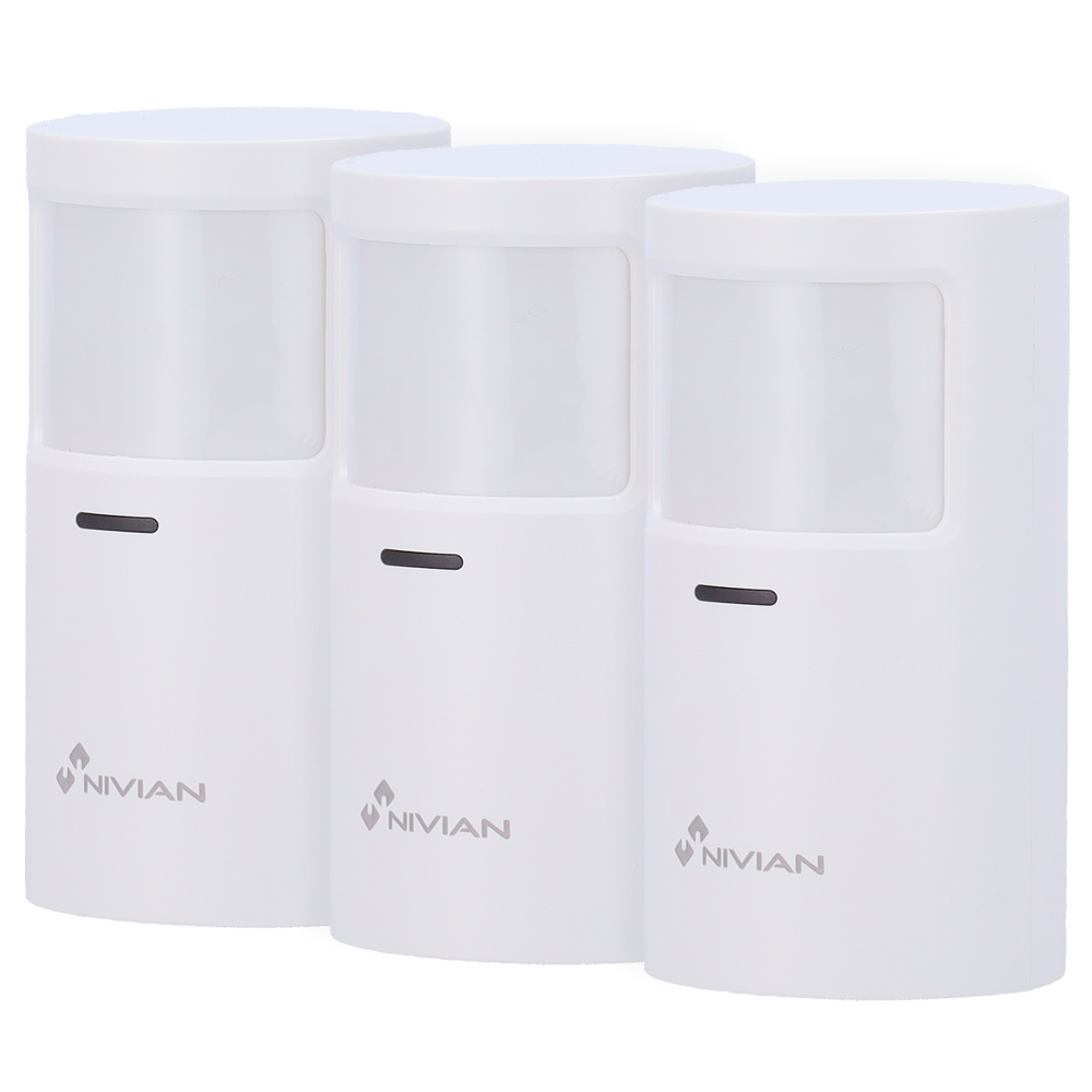 NIVIAN SMART 3XNVS-INDOORPIR - Nivian Smart - Detector volumétrico de interior - Rango detección 6m/110º - Indicador LED - Inalámbrico 433MHz - Compatible con paneles de alarma Nivian Smart - imagen 1