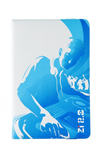 Varios Ziron ZR112 funda para tablet 20,3 cm (8") Folio Azul, Blanco - imagen 1