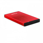 TooQ TQE-2527R caja para disco duro externo 2.5" Caja de disco duro (HDD) Negro, Rojo - imagen 2