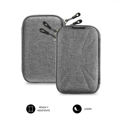 SUBBLIM Funda Disco Duro HDD Business Case 2,5" Grey - imagen 3