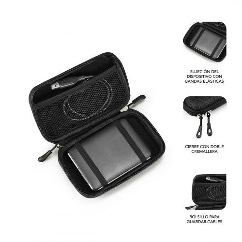 SUBBLIM Funda Disco Duro HDD Business Case 2,5" Black - imagen 2