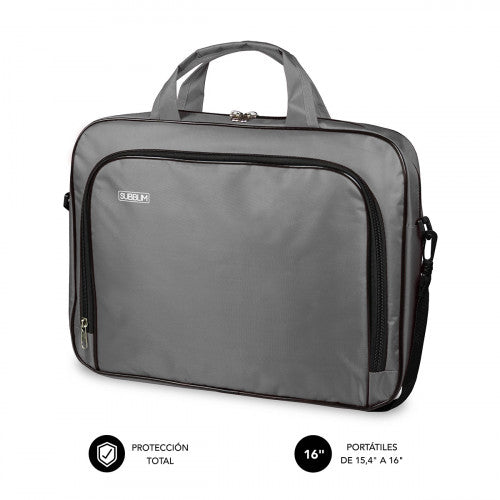 SUBBLIM Maletín Ordenador Oxford Laptop Bag 15,4-16" Grey - imagen 1