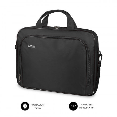 SUBBLIM Maletín Ordenador Oxford Laptop Bag 13,3"-14" Black - imagen 1