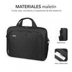 SUBBLIM Maletín Ordenador Oxford Laptop Bag 13,3"-14" Black - imagen 3