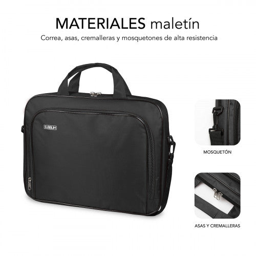 SUBBLIM Maletín Ordenador Oxford Laptop Bag 13,3"-14" Black - imagen 3