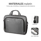 SUBBLIM Maletín Ordenador Oxford Laptop Bag 11-12,5" Grey - imagen 3