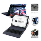 SUBBLIM Funda con Teclado Micro USB - USB C KEYTAB USB 10,1" England - imagen 2