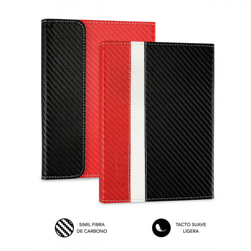 SUBBLIM Funda Libro Electrónico Clever Ebook Case 6" Red - imagen 3