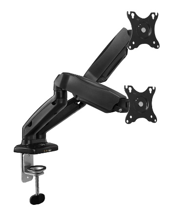 EWENT SOPORTE DE ESCRITORIO CON RESORTE DE GAS PARA 2 MONITORES HASTA 34” CARGA MÁXIMA 9KG. VESA - imagen 1