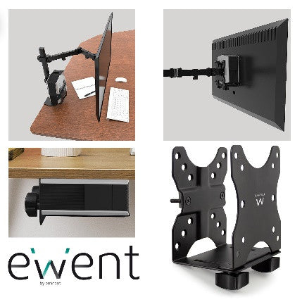 Ewent EW1517 soporte y montura para estación de trabajo/PC todo en uno 5 kg Negro - imagen 3