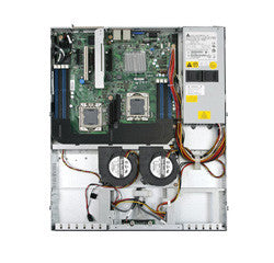 Intel SR1630BCR servidor barebone Intel® 5500 LGA 1366 (Socket B) Bastidor (1U) Aluminio, Negro - imagen 1