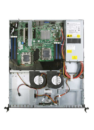 Intel SR1630BCR servidor barebone Intel® 5500 LGA 1366 (Socket B) Bastidor (1U) Aluminio, Negro - imagen 2