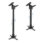 TooQ SOPORTE UNIVERSAL DE TECHO GIRATORIO 360º E INCLINABLE PARA PROYECTOR NEGRO - imagen 3