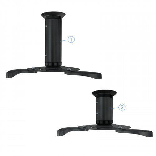 TooQ SOPORTE UNIVERSAL DE TECHO GIRATORIO 360º PARA PROYECTOR NEGRO - imagen 3
