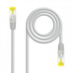 Nanocable Cable de red latiguillo RJ45 LSZH Cat.6A SFTP AWG26, Gris, 10 m - imagen 1