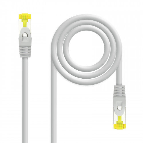 Nanocable Cable de red latiguillo RJ45 LSZH Cat.6A SFTP AWG26, Gris, 10 m - imagen 1