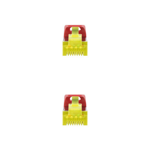 Nanocable Cable de red latiguillo RJ45 LSZH Cat.6A SFTP AWG26, Rojo, 3.0 m - imagen 3