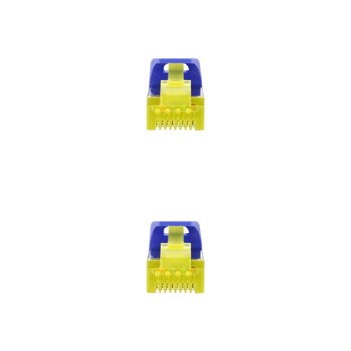 Nanocable Cable de red latiguillo RJ45 LSZH Cat.6A SFTP AWG26, Azul, 0.5m - imagen 3