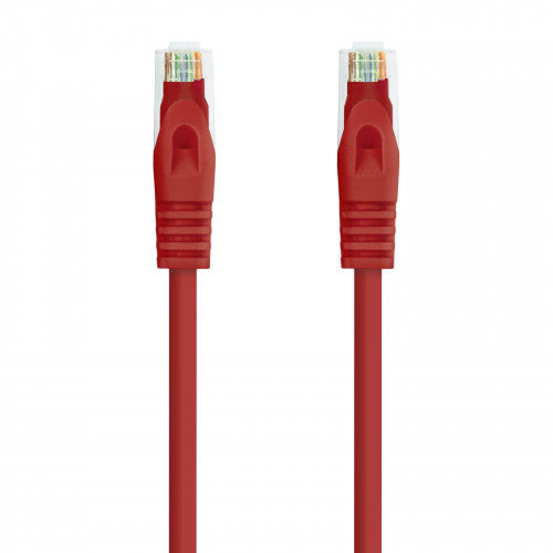 Nanocable Cable de red latiguillo RJ45 LSZH Cat.6A UTP AWG24, Rojo, 2.0m - imagen 2