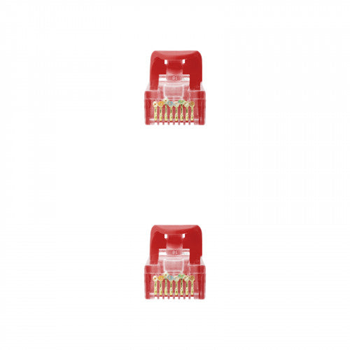 Nanocable Cable de red latiguillo RJ45 LSZH Cat.6A UTP AWG24, Rojo, 2.0m - imagen 3