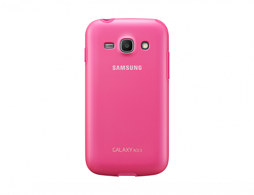 Imagen de Samsung Funda para Teléfono Móvil EF-PS727B Rosa Compatible con Galaxy Ace 3