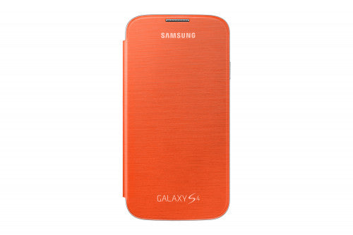 Imagen de Samsung Funda Flip Cover Galaxy S4 Protección Elegante Color Naranja