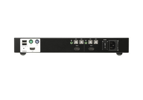 Aten CS1182H interruptor KVM Montaje en rack Negro - imagen 2
