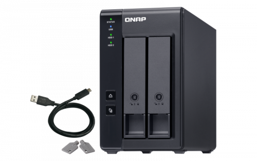 QNAP TR-002 unidad de disco multiple Negro - imagen 3