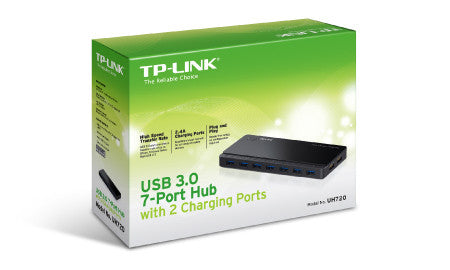 TP-LINK UH720 USB 3.2 Gen 1 (3.1 Gen 1) Micro-B 5000 Mbit/s Negro - imagen 3
