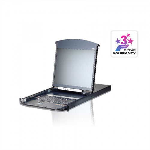 Imagen de Secomp 14016877 interruptor KVM Negro, Metálico de Aten