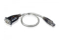 Imagen de Aten UC232A1-AT adaptador de cable USB RS-232 Negro, Metálico