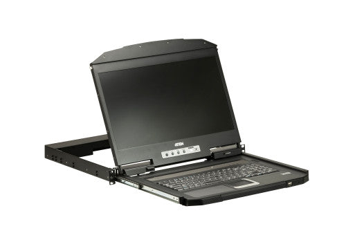 Aten CL3700NW consola de rack 47 cm (18.5") 1920 x 1080 Pixeles Metal, De plástico Negro 1U - imagen 3