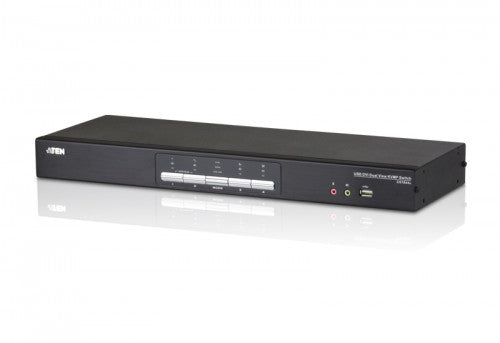 Aten CS1644A interruptor KVM Montaje en rack Negro