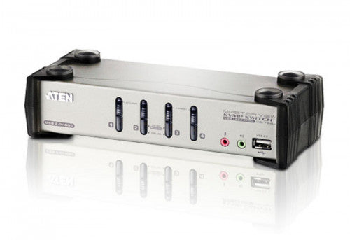 Imagen de Aten CS1734B interruptor KVM Plata