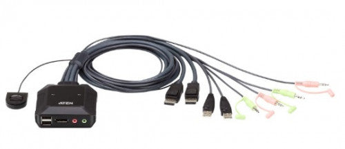 Imagen de Aten CS22DP interruptor KVM Negro