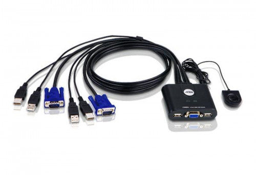 Imagen de Aten CS22U interruptor KVM Negro