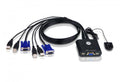 Imagen de Aten CS22U interruptor KVM Negro