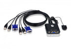 Imagen de Aten CS22U interruptor KVM Negro