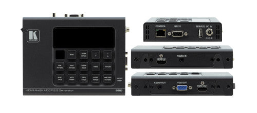Kramer Electronics 860 extensor audio/video Negro - imagen 1