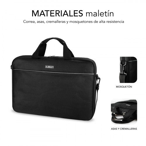 SUBBLIM Maletín con Ratón Select Pack Wireless Mouse USB + Laptop bag 15,6" - imagen 3