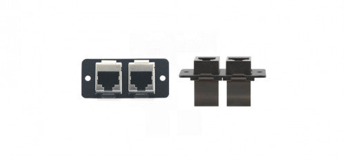 Kramer Electronics W4545(B) placa de pared y cubierta de interruptor Negro