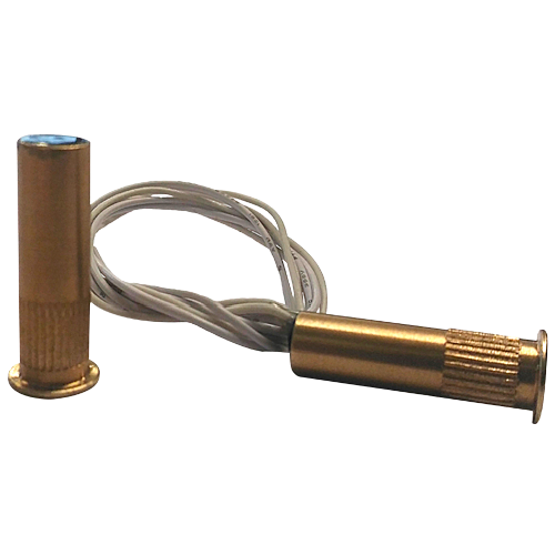 FDP A-S10 - Contacto magnético FDP - Especial para empotrar en madera - Tecnología Reed - Sistema de 4 hilos - Cubierta de cobre - Apto para exterior IP65 - Certificado grado 2