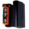 MARCA BLANCA ABE-100W - Detector de barrera por infrarrojos - Compatible con Transmitter o DoorProtect Ajax - Inalámbrico | 3 haces - Alcance máx. de detección 100 / 300 m - Doble Tamper | Salida de alarma - Alimentación a pilas - imagen 1