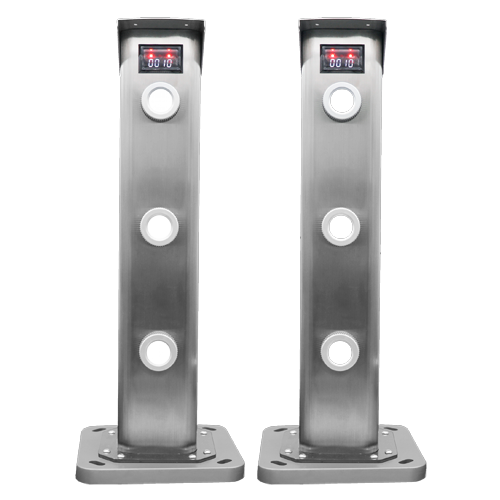 MARCA BLANCA ABL-J5003 - Detector de barrera laser - Cableado | 3 haces - Alcance máx. de detección 500 m - Instalación sencilla con LED y alineador (ABL-JYD) - Salida de relé NC/NO - Alimentación 12~24 VDC/VAC