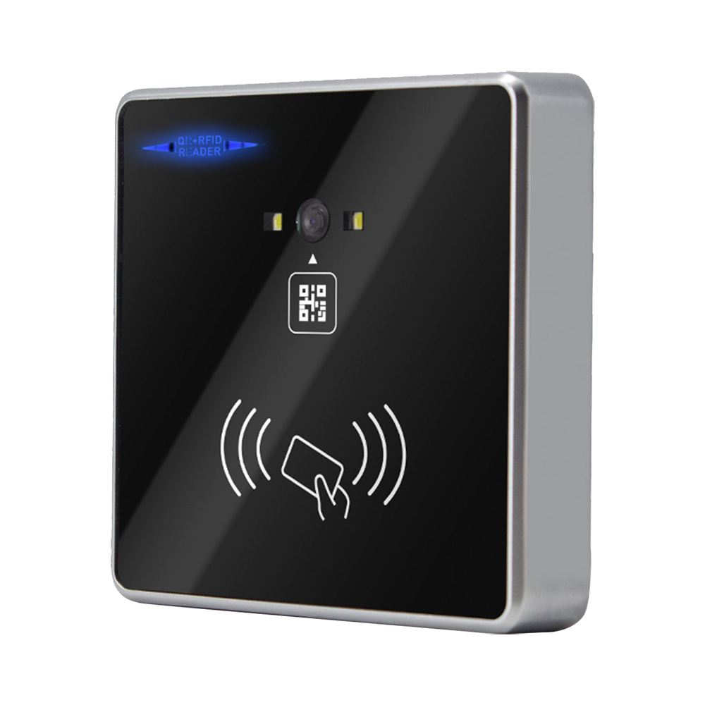 MARCA BLANCA ACR207-QR-MF - Lector de acceso de superficie - Acceso por tarjeta MF y QR - Indicador LED y acústico - Wiegand 26/34 - Compatible con equipos de terceros - Apto para interior | Montaje en superficie - imagen 1