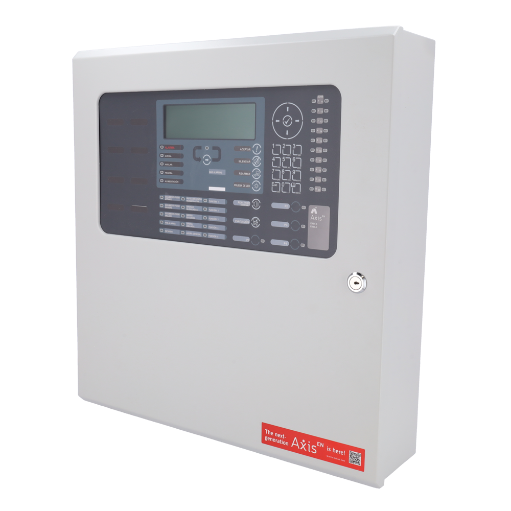 ADVANCED ADV-AXIS-5101-ES - Central analógica Advanced de 1 lazo - Hasta 240 dispositivos por lazo - 1 lazo preinstalado - Pantalla LCD personalizable - Certificados EN54-2, EN54-4, EN54-13 - Máscara y Firmware disponible en EN-PT-IT-FR - imagen 1